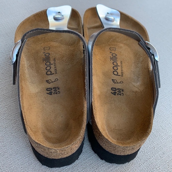 BIRKENSTOCK PAPILLIO Gizeh Platform Leather Thong - Picture 4 of 12